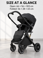Park Ramble One-Hand Folding Reversible Baby Stroller