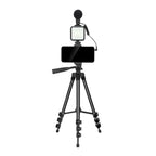 Phone Vlogging Kit – Remote Control, LED Light & Shotgun Microphone