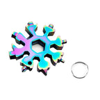 Portable 18-in-1 Mini Snowflake Multi Pocket Tool