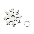 Portable 18-in-1 Mini Snowflake Multi Pocket Tool