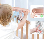 Portable Electric Clip-On Stroller Fan – Flexible Tripod, 4-Speed Clip-On Cooling for Car Seats, Cribs, Bikes & Treadmills