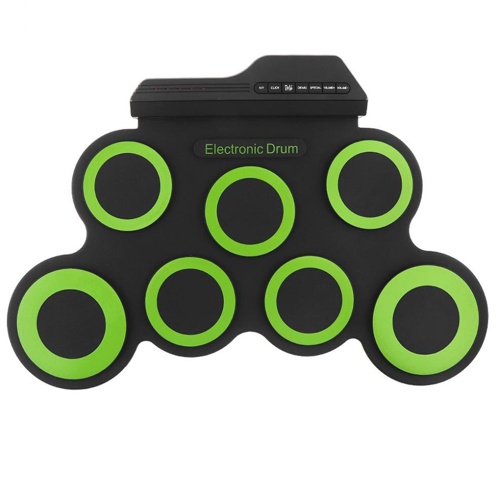 Portable Electronic Drum Pad - USB Drum Silicone Pad