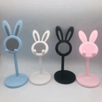 Rabbit Phone Holder – Adjustable and Raised Desktop Stand for Selfies, Video Calls, and Lazy Home Use