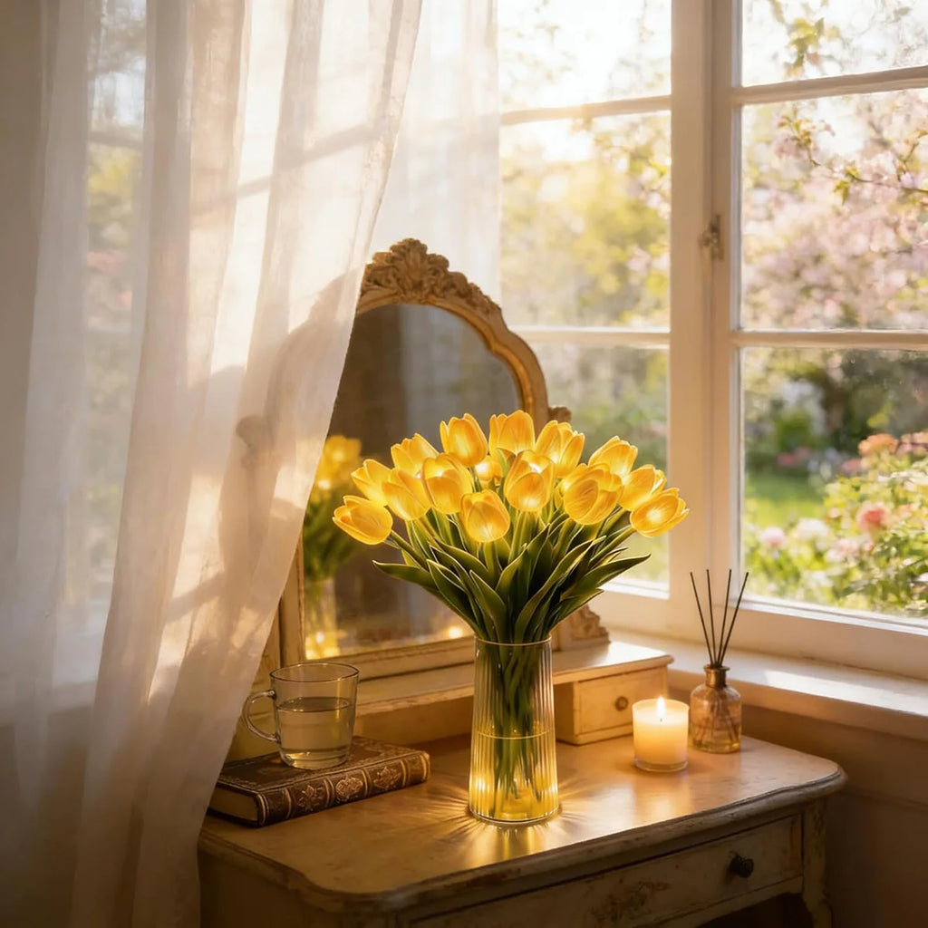 Radiant Romantic Tulip Light