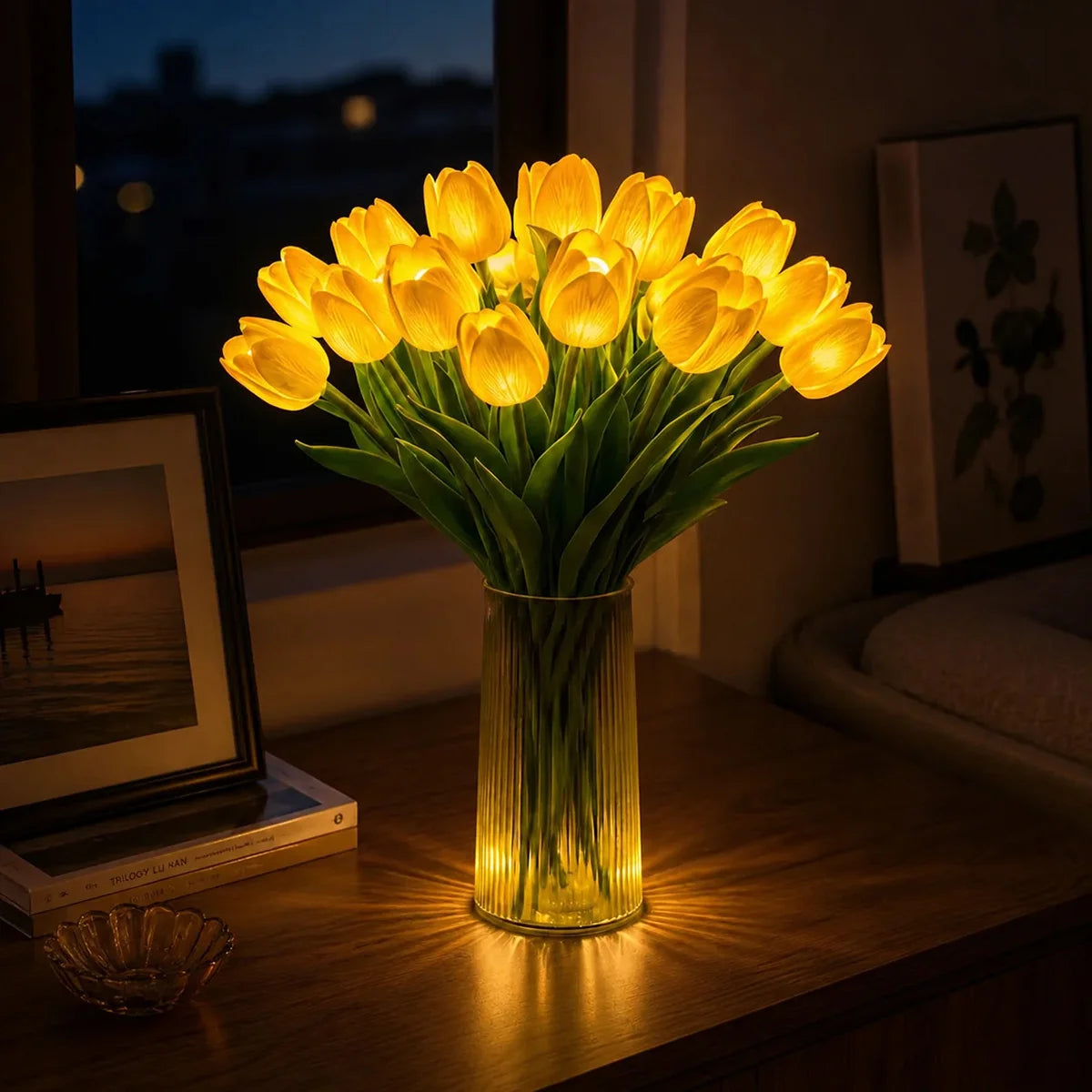 Radiant Romantic Tulip Light