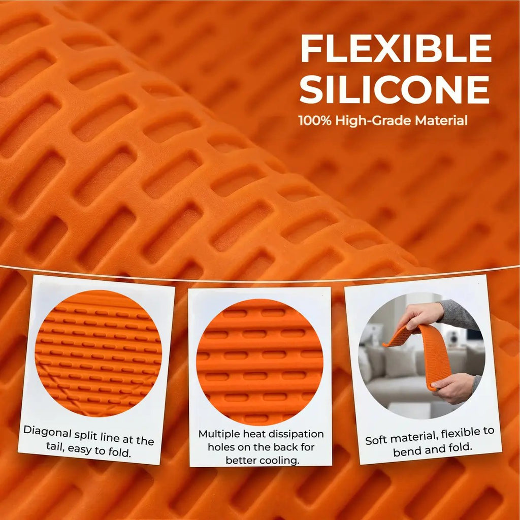 Flexible silicon  Phone holder stand, Bendable Rollable Foldable Design