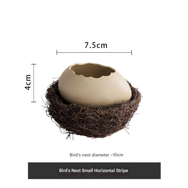 Ahahay | Creative Ceramic Bird Nest Eggshell Bowl