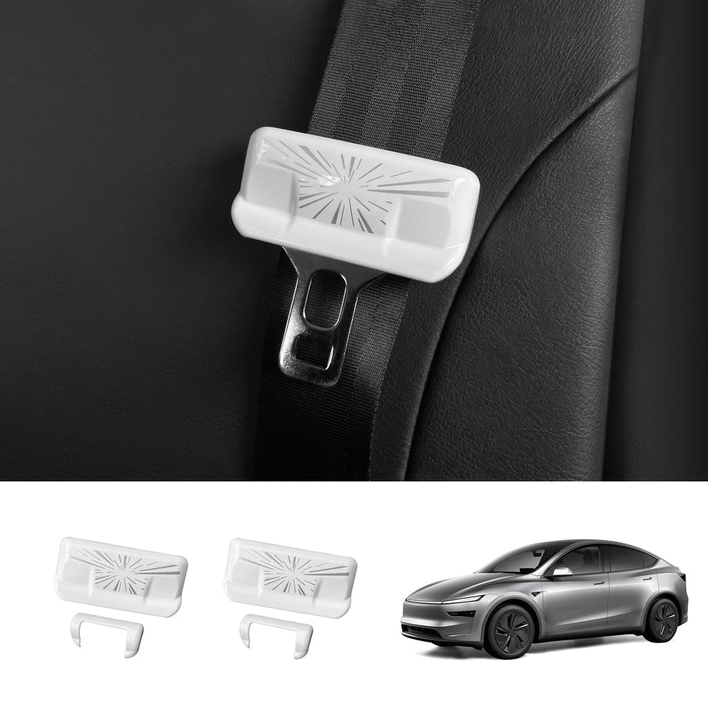 Seat Belt Buckle Cover Set for Tesla Model Y Juniper 2025+