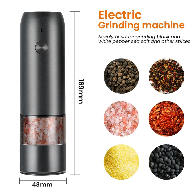 Ahahay | Rechargeable Automatic Salt Pepper Grinder