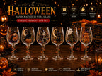 Halloween 3D Stemmed Wine Goblet