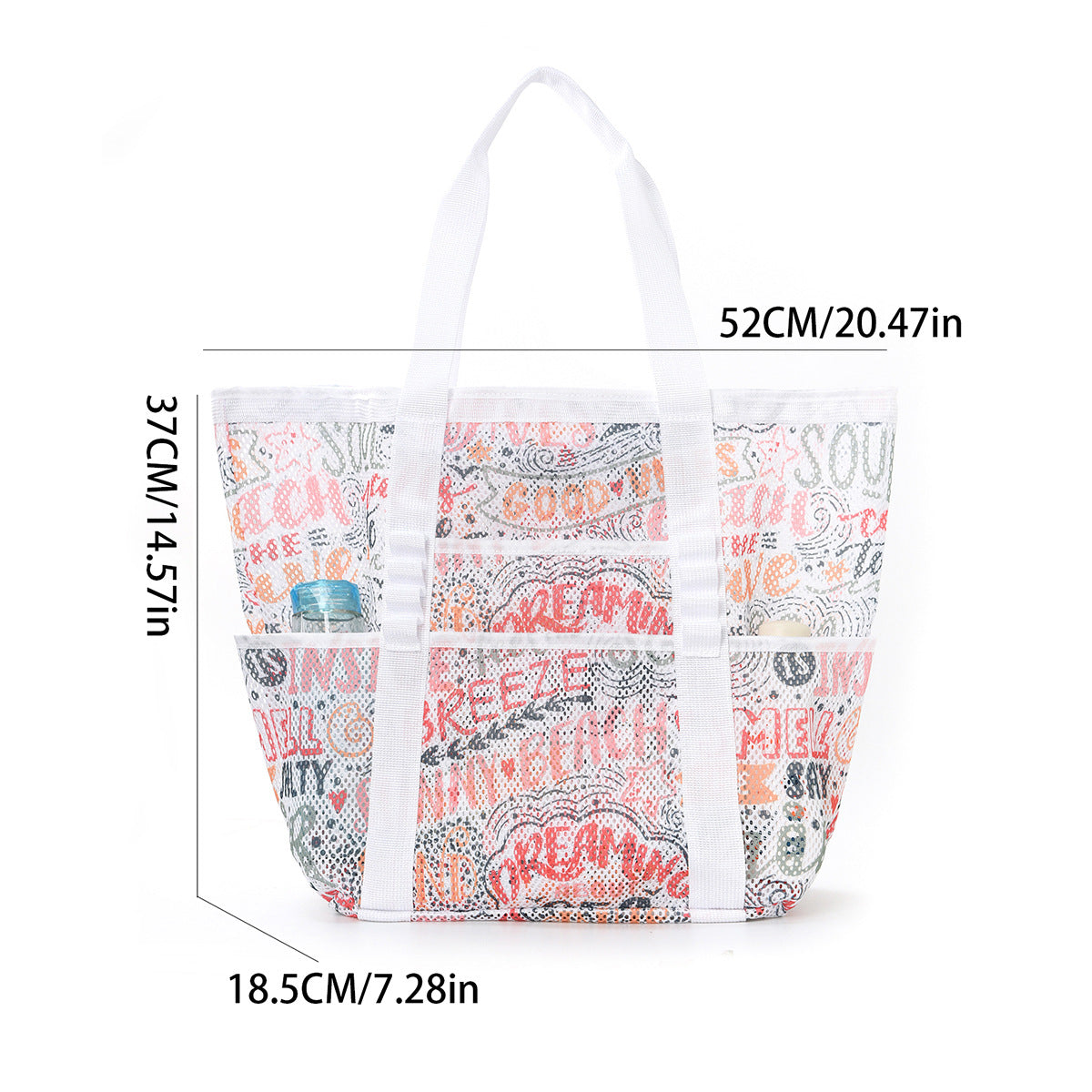 Large Beach Bag Made of Breathable Mesh Material 
Maetiva