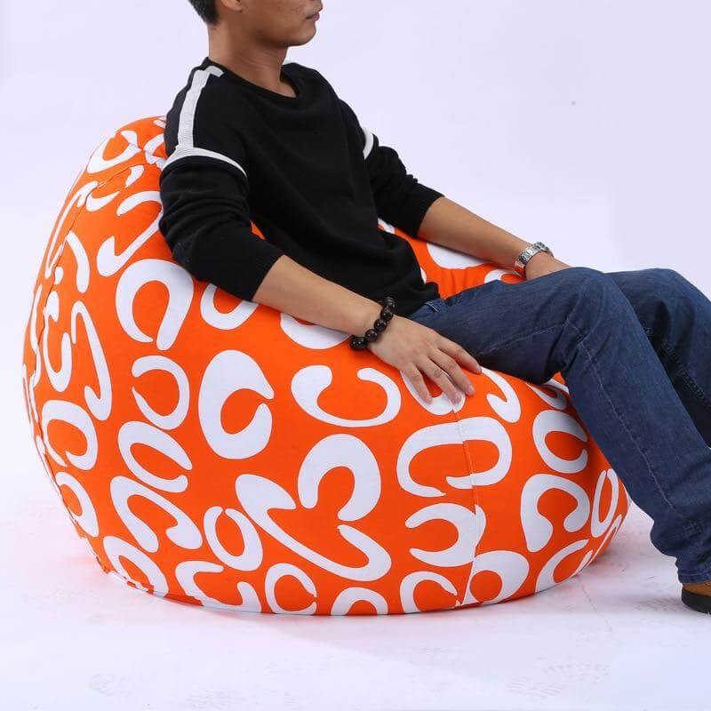 Ahahay | Printed Lounger Sofa Bean Bags