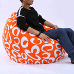 Ahahay | Printed Lounger Sofa Bean Bags