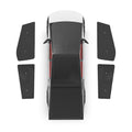 Privacy & Thermal Insulation Window Camping Sunshade Curtains for Cybertruck