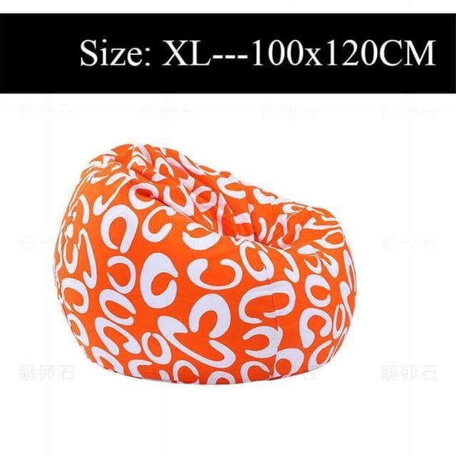 Ahahay | Printed Lounger Sofa Bean Bags