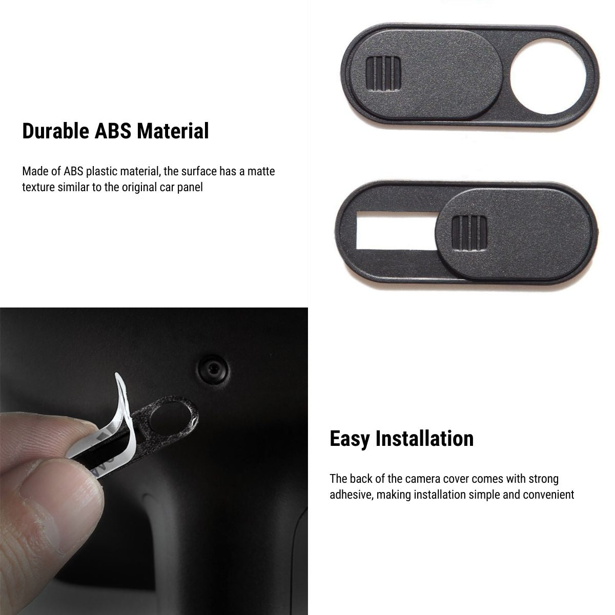 Ahahay Camera Cover for Tesla Model 3 / Model Y (6 PCS)