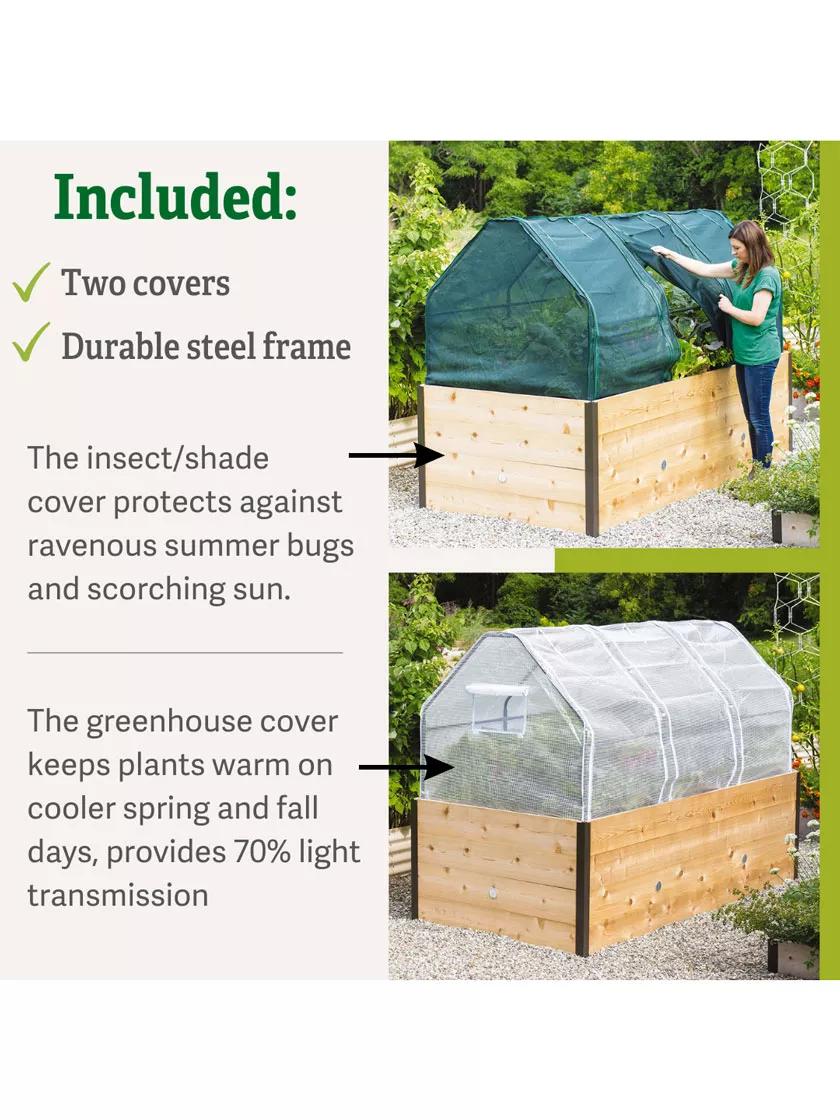 3-Season Plant Protection Tent, 4' x 8'