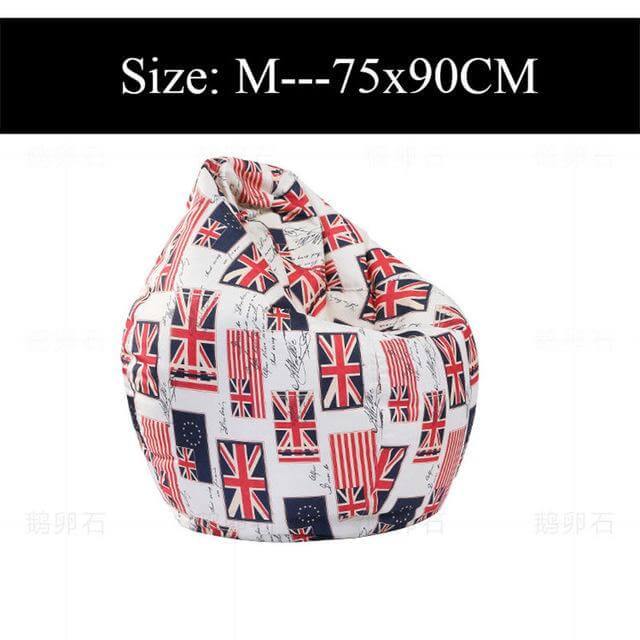 Ahahay | Printed Lounger Sofa Bean Bags