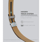 Micro-Adjust Leather Ratchet Belt