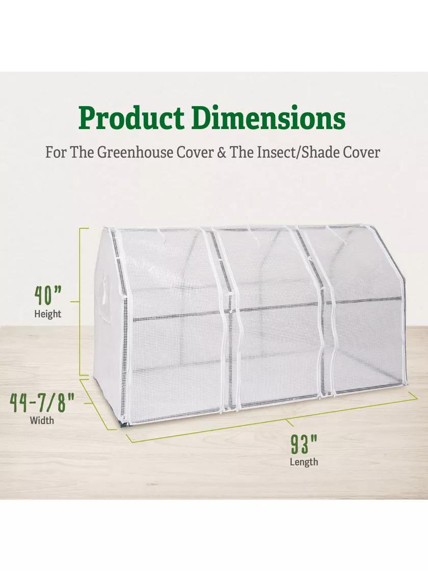 3-Season Plant Protection Tent, 4' x 8'