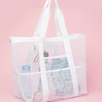 Large Beach Bag Made of Breathable Mesh Material 
Maetiva