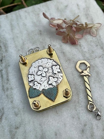 Ahahay | Mini Flower Press | Compact Botanical Keepsake Maker | Portable Craft Tool