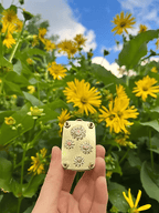 Ahahay | Mini Flower Press | Compact Botanical Keepsake Maker | Portable Craft Tool