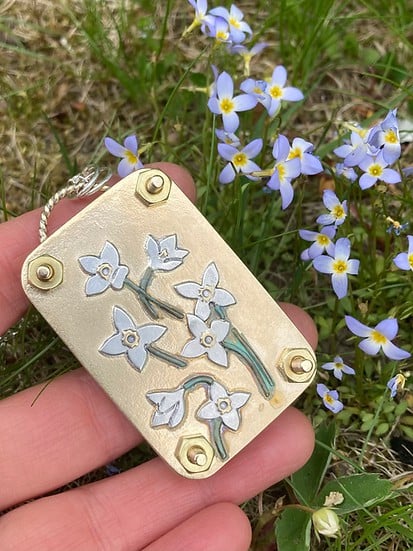 Ahahay | Mini Flower Press | Compact Botanical Keepsake Maker | Portable Craft Tool