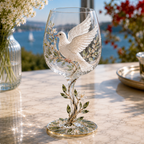 3D Bird Stemmed Wine Glass – 6 Designs