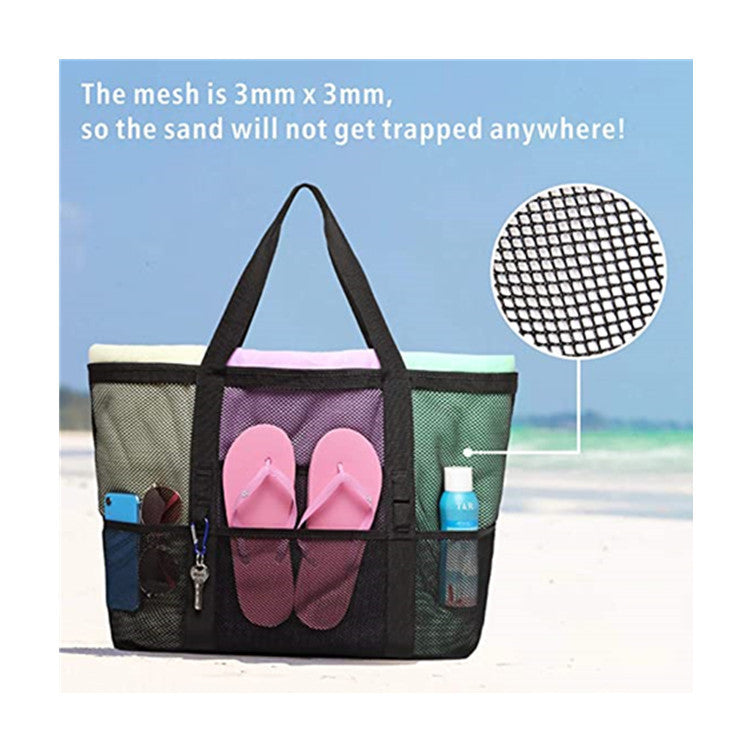 Large Beach Bag Made of Breathable Mesh Material 
Maetiva