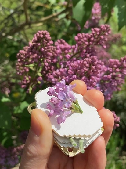 Ahahay | Mini Flower Press | Compact Botanical Keepsake Maker | Portable Craft Tool