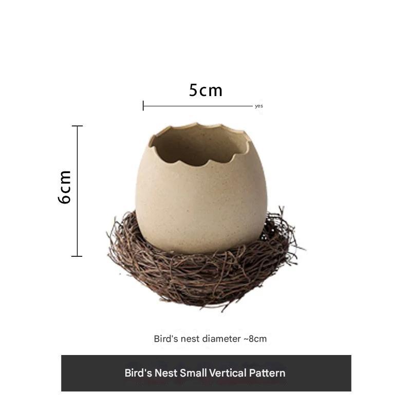 Ahahay | Creative Ceramic Bird Nest Eggshell Bowl