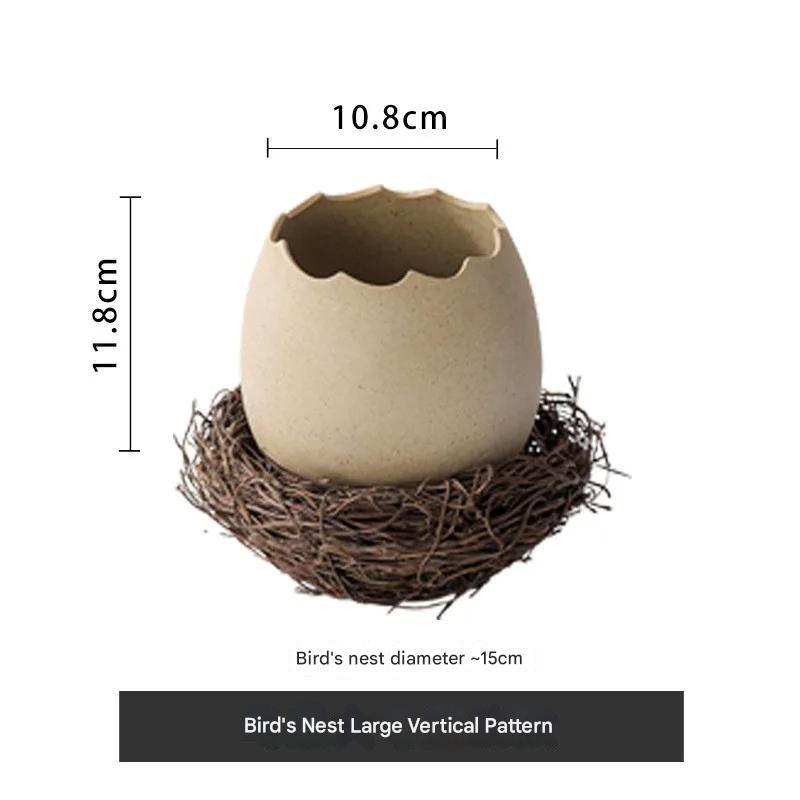 Ahahay | Creative Ceramic Bird Nest Eggshell Bowl