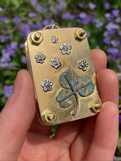 Ahahay | Mini Flower Press | Compact Botanical Keepsake Maker | Portable Craft Tool