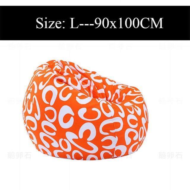 Ahahay | Printed Lounger Sofa Bean Bags
