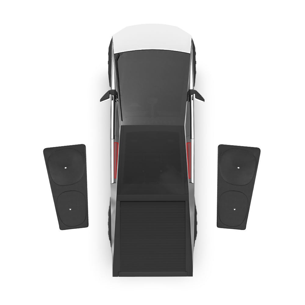 Privacy & Thermal Insulation Window Camping Sunshade Curtains for Cybertruck