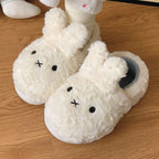Miffy Bunny Plush Slippers