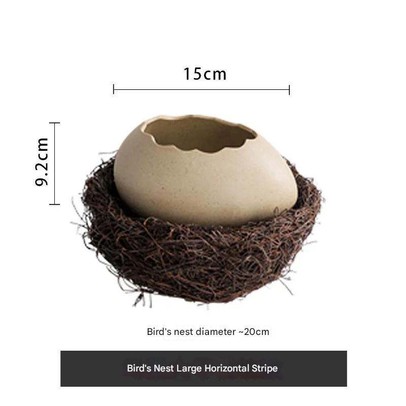 Ahahay | Creative Ceramic Bird Nest Eggshell Bowl