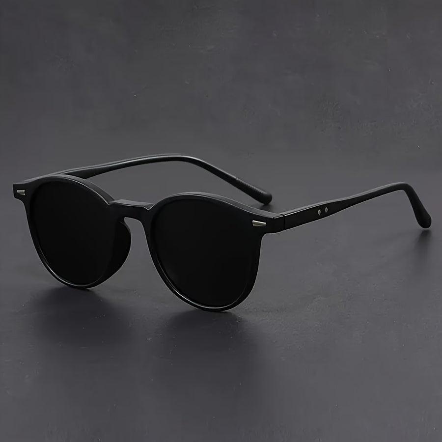 Miroken | Men's Sunglasses RetroView – Round Tortoiseshell Glasses with Lightweight Frame