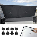 Privacy & Thermal Insulation Window Camping Sunshade Curtains for Cybertruck