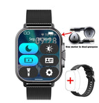 Smart GPS Watch & Bluetooth Headset Duo – 2n1 Watch to Monitor Heart Rate, Blood Pressure Monitoring, Music Play, and Calls in One Sleek Device