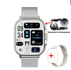 Smart GPS Watch & Bluetooth Headset Duo – 2n1 Watch to Monitor Heart Rate, Blood Pressure Monitoring, Music Play, and Calls in One Sleek Device