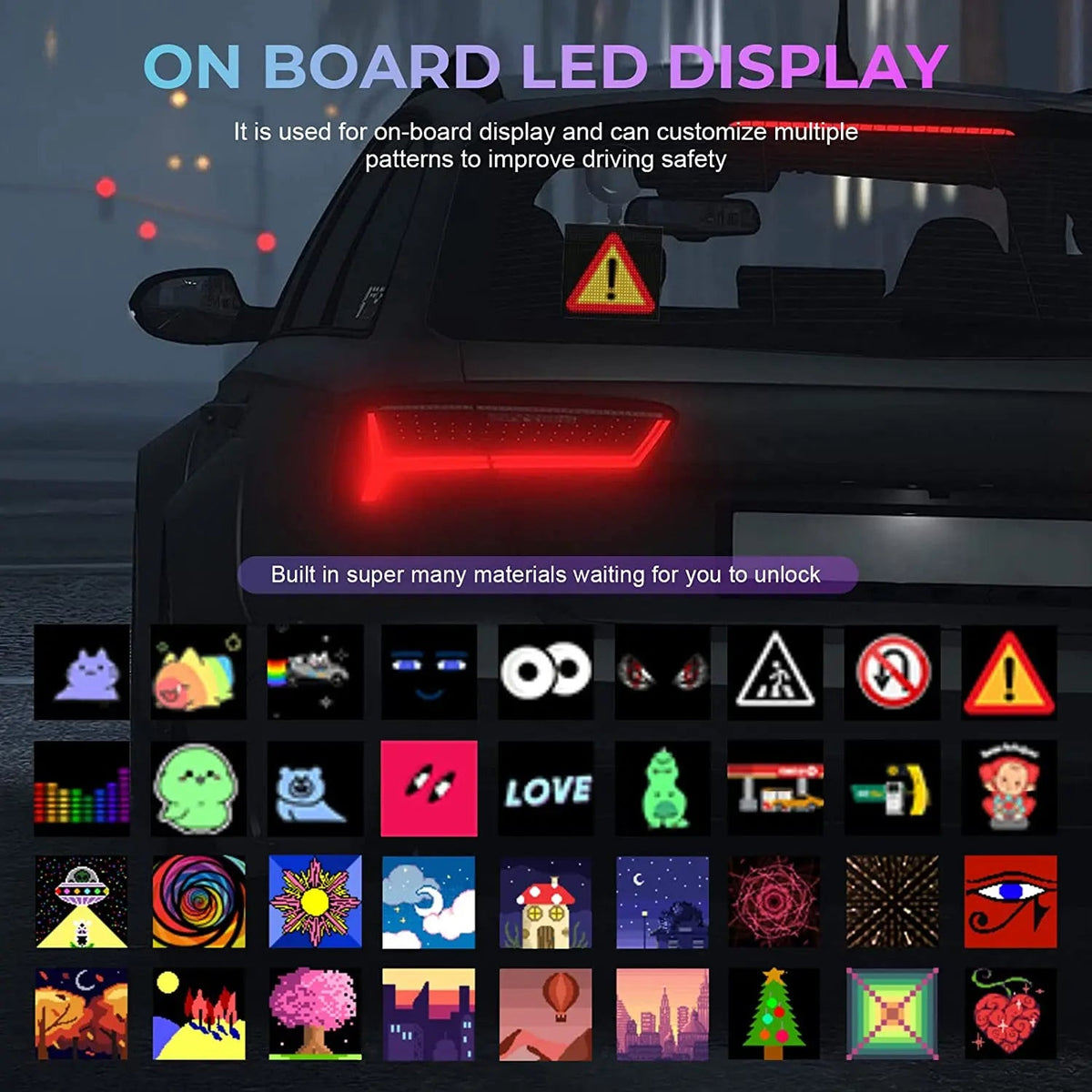 Smart LED Matrix Pixel Panel - Programmable LED Lamp for Home Decoration, Bar, Shop, Hotel, Gift