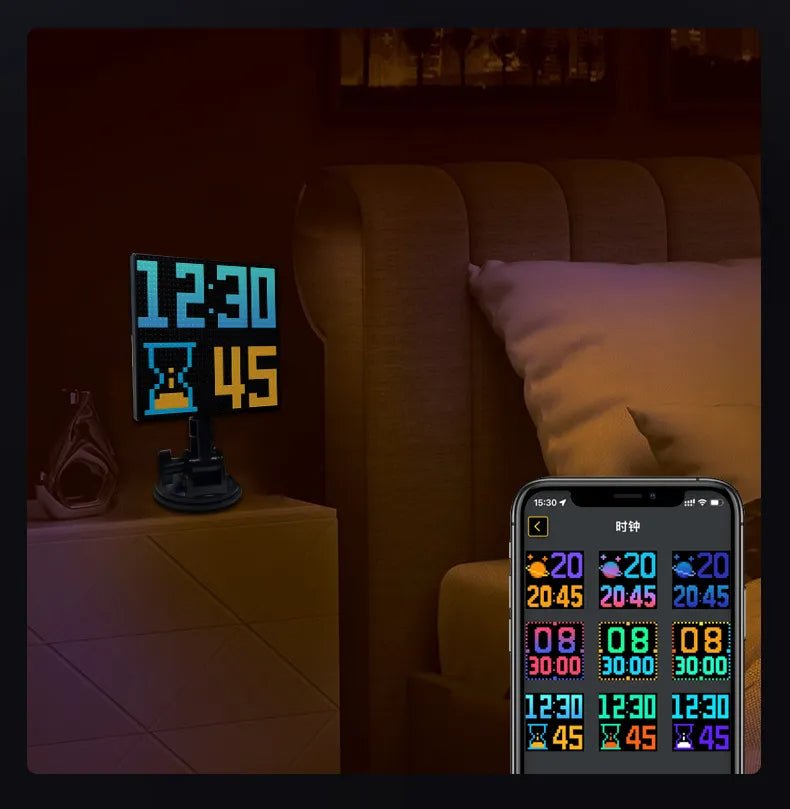 Smart LED Matrix Pixel Panel - Programmable LED Lamp for Home Decoration, Bar, Shop, Hotel, Gift