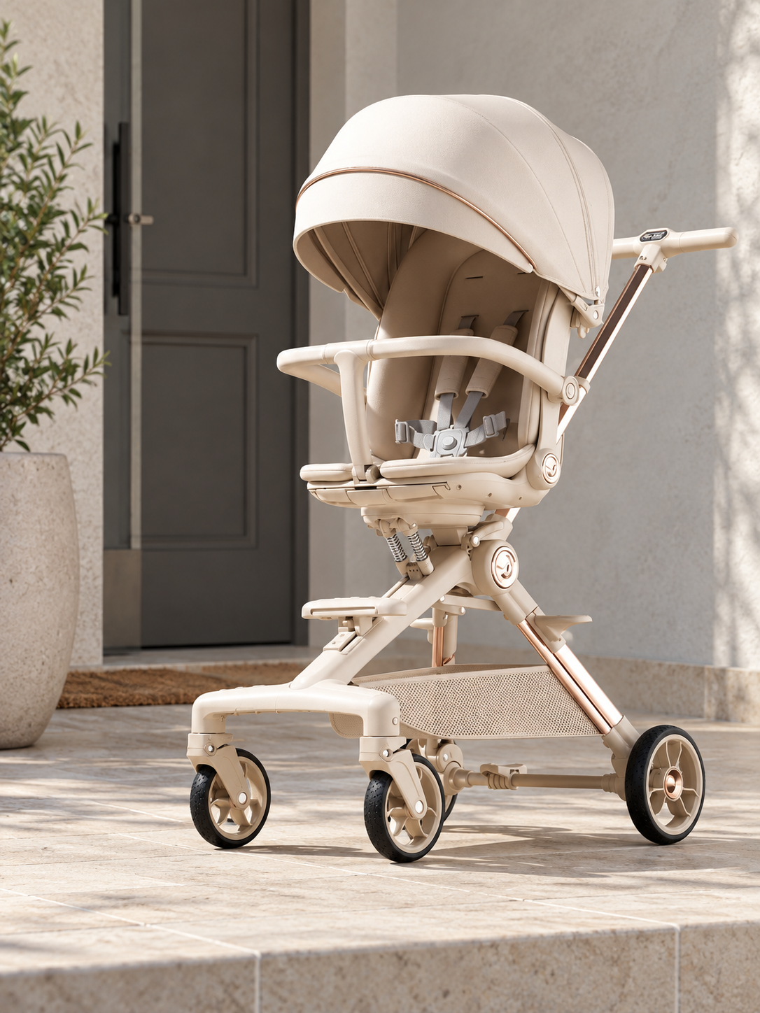 Snack Rover Lightweight Reclining Baby Stroller
