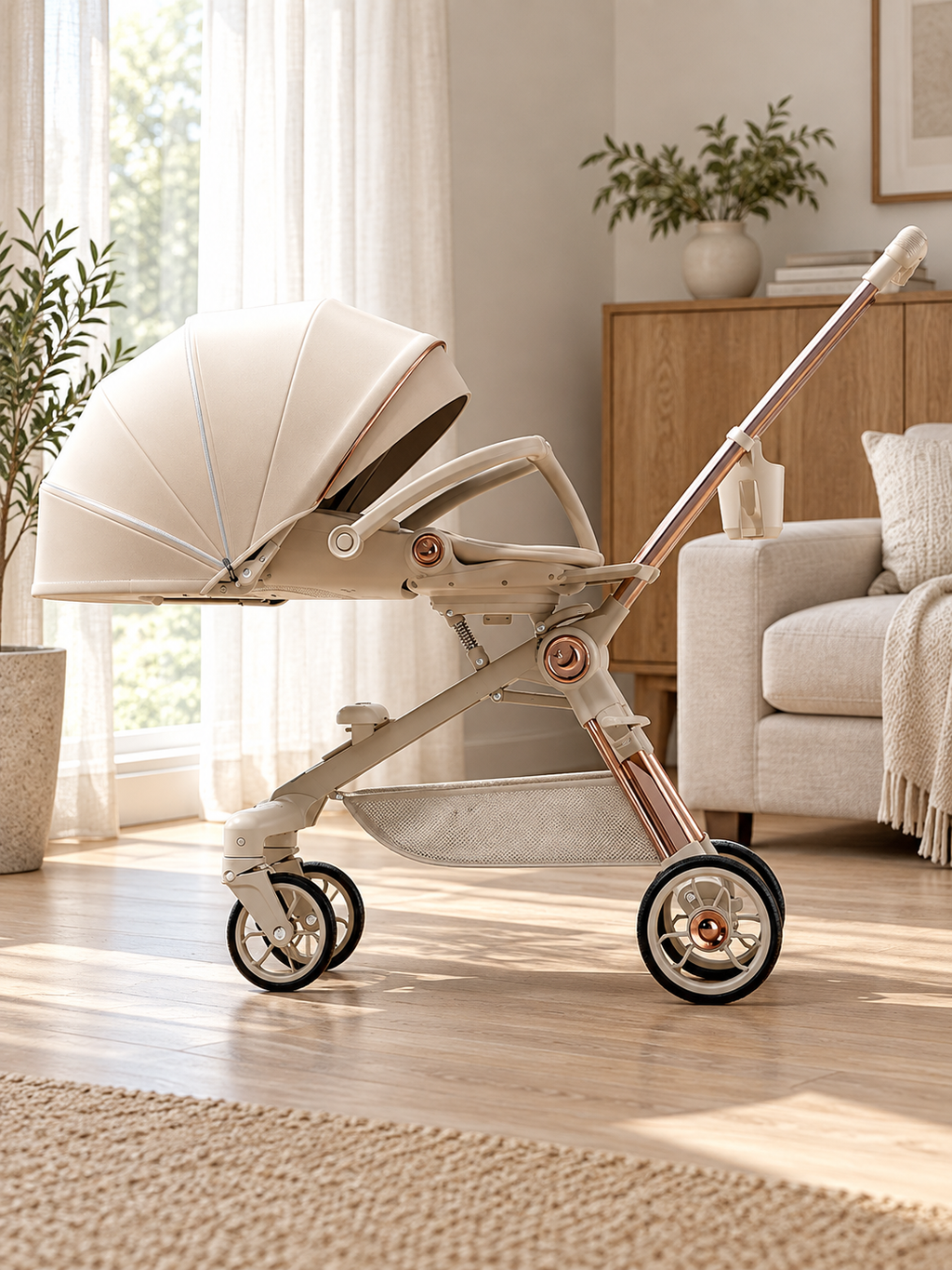 Snack Rover Lightweight Reclining Baby Stroller