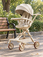 Snack Stop Reclining Baby Stroller with Tray
