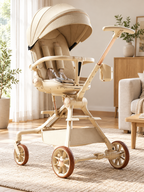 Snack Stop Reclining Baby Stroller with Tray