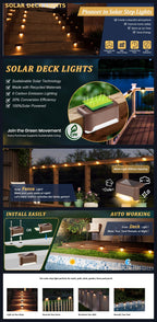 Solar LED Deck and Step Lights