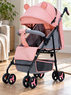 Spring Step Lightweight Folding Baby Stroller